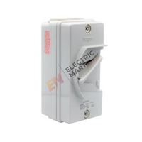 hager JG263U 63A 2 pole 2P PVC Weatherproof Isolator (IP66)